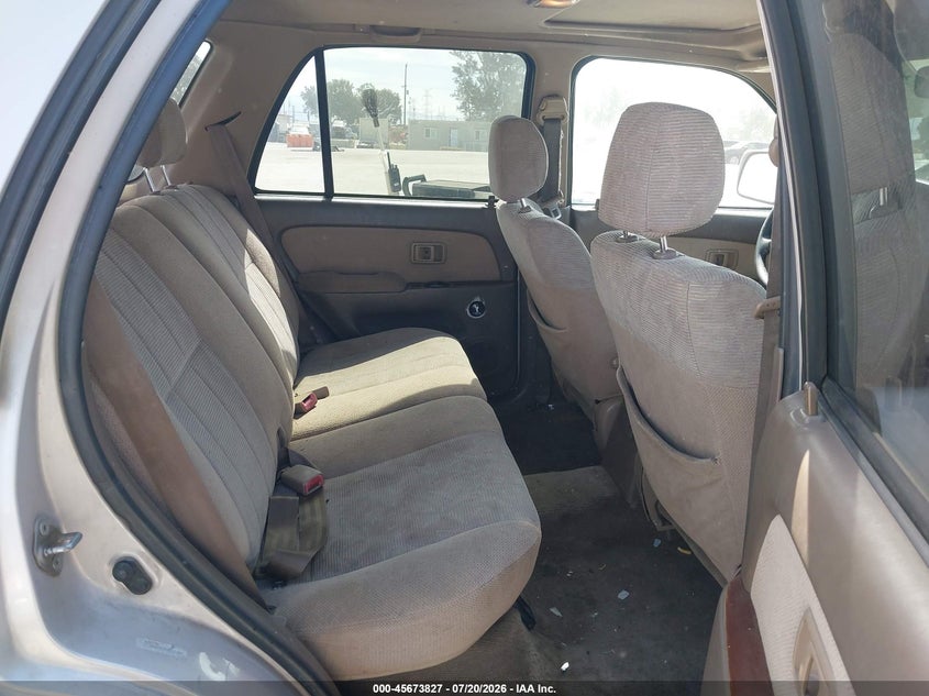 1999 Toyota 4runner VIN JT3GN86R3X0120359 IAAI salvage auction — REAR END, Salvage (California), sold $850 on 2026-07-29 (photo 8)