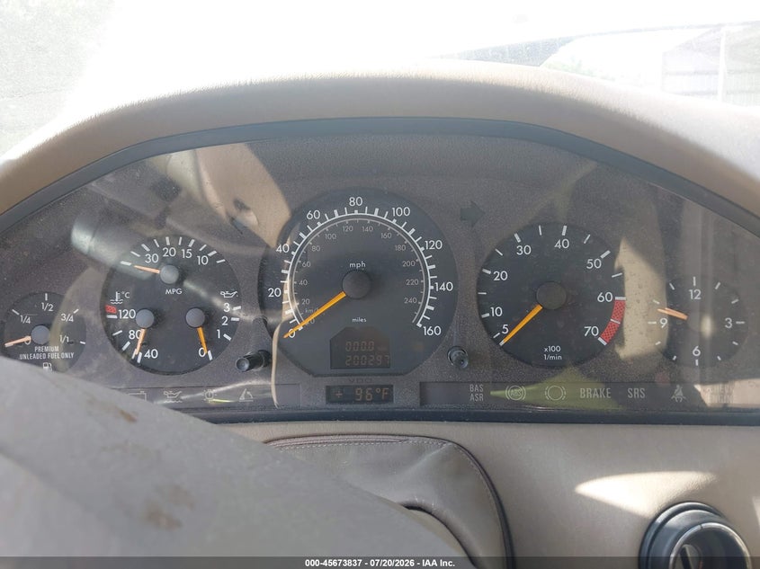 1998 Mercedes-benz Sl-class VIN WDBFA67F4WF165087 IAAI salvage auction — NORMAL WEAR, Clear (Kansas), sold $25 on 2026-07-29 (photo 7)