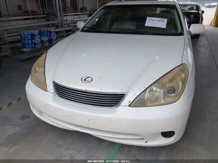 2005 Lexus Es 330 VIN JTHBA30G155091826 IAAI salvage auction — NORMAL WEAR, Clear (Virginia), sold $525 on 2026-07-31 (photo 6)