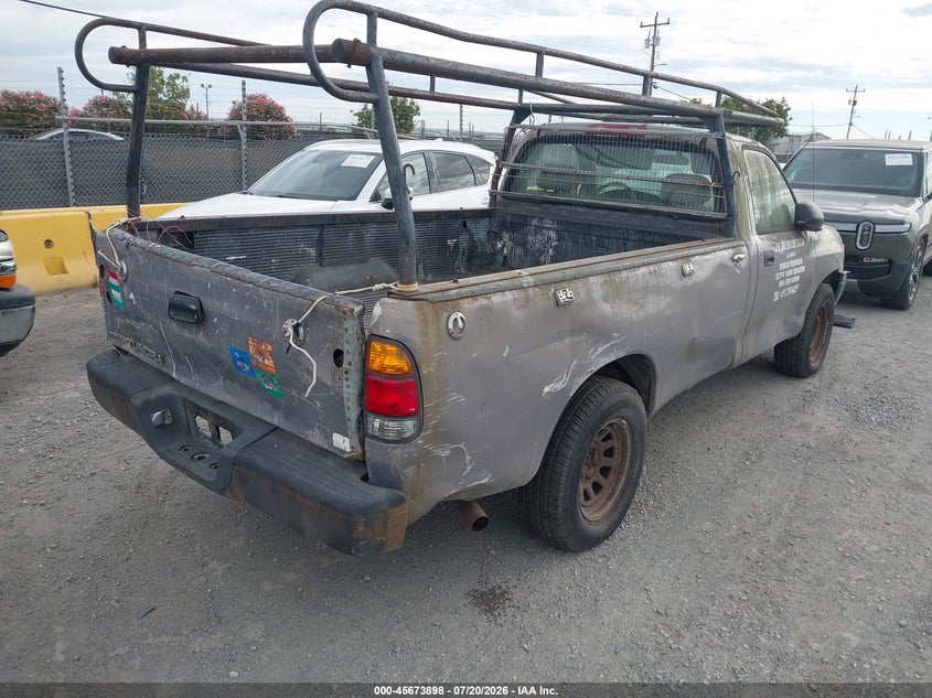 2001 Toyota Tundra VIN 5TBJN32141S142291 IAAI salvage auction — NORMAL WEAR, Clear - Dealer Only (California), sold $1,150 on 2026-07-30 (photo 4)