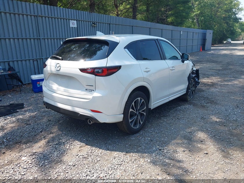 2025 Mazda Cx-5 VIN JM3KFBCMXS0810537 IAAI salvage auction — RIGHT FRONT, Wait Title, sold $10,100 on 2026-09-07 (photo 4)