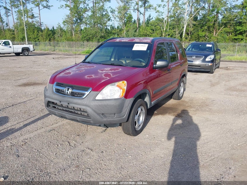 2002 Honda Cr-v VIN JHLRD78482C047843 IAAI salvage auction — NORMAL WEAR, Clear (Florida), sold $250 on 2026-07-28 (photo 2)