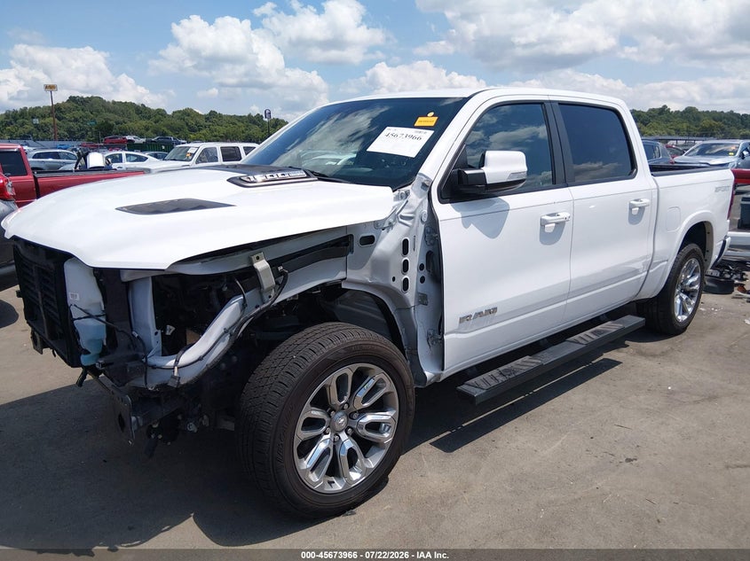 2021 Ram 1500 VIN 1C6SRFJT6MN678973 IAAI salvage auction — FRONT END, Salvage (Missouri), sold $14,500 on 2026-08-15 (photo 2)