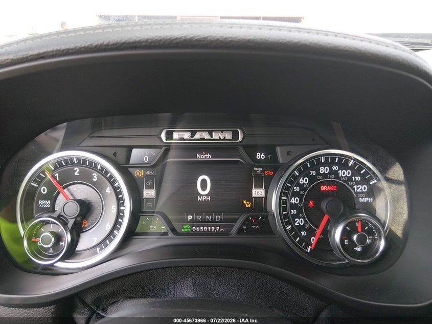 2021 Ram 1500 VIN 1C6SRFJT6MN678973 IAAI salvage auction — FRONT END, Salvage (Missouri), sold $14,500 on 2026-08-15 (photo 7)