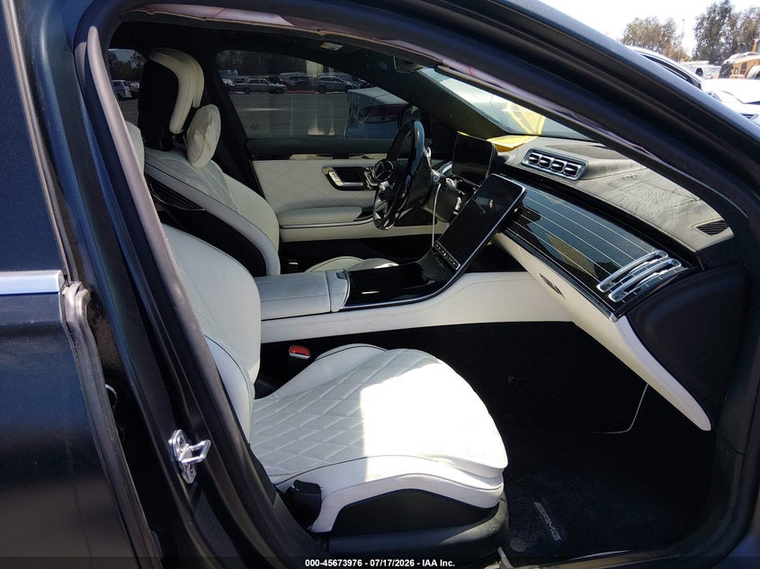 2022 Mercedes-benz S-klasse VIN W1K6G7GB0NA133581 IAAI salvage auction — FRONT END, Salvage Title, sold $41,900 on 2026-07-30 (photo 5)