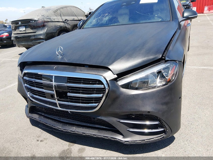 2022 Mercedes-benz S-klasse VIN W1K6G7GB0NA133581 IAAI salvage auction — FRONT END, Salvage Title, sold $41,900 on 2026-07-30 (photo 6)