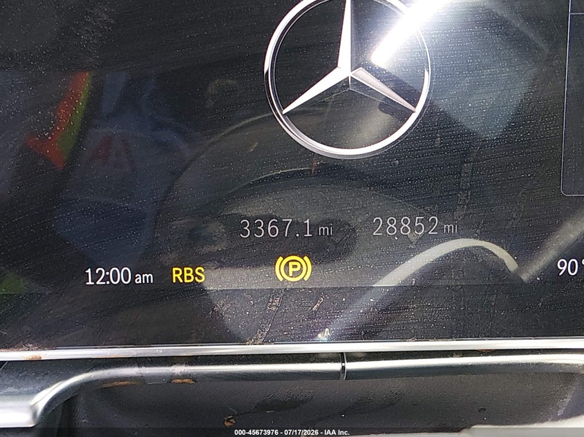 2022 Mercedes-benz S-klasse VIN W1K6G7GB0NA133581 IAAI salvage auction — FRONT END, Salvage Title, sold $41,900 on 2026-07-30 (photo 7)