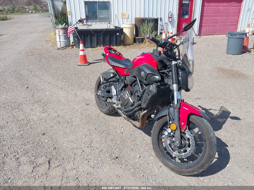 2017 Yamaha Fz VIN JYARM20E1HA000562 IAAI salvage auction — REAR END, Salvage (Colorado), sold $2,550 on 2026-09-11 (photo 1)