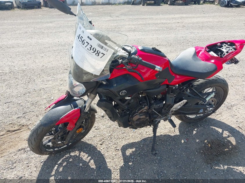 2017 Yamaha Fz VIN JYARM20E1HA000562 IAAI salvage auction — REAR END, Salvage (Colorado), sold $2,550 on 2026-09-11 (photo 2)