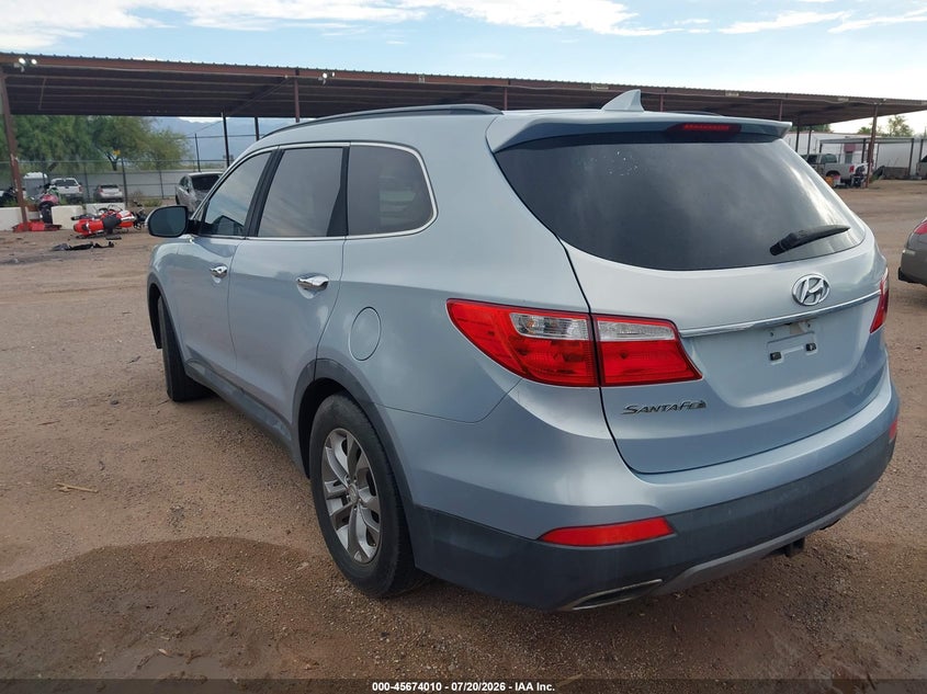 2013 Hyundai Santa fe VIN KM8SN4HF0DU027834 IAAI salvage auction — UNKNOWN, Clear (Arizona), sold $750 on 2026-07-30 (photo 3)