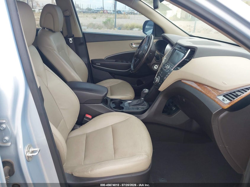 2013 Hyundai Santa fe VIN KM8SN4HF0DU027834 IAAI salvage auction — UNKNOWN, Clear (Arizona), sold $750 on 2026-07-30 (photo 5)