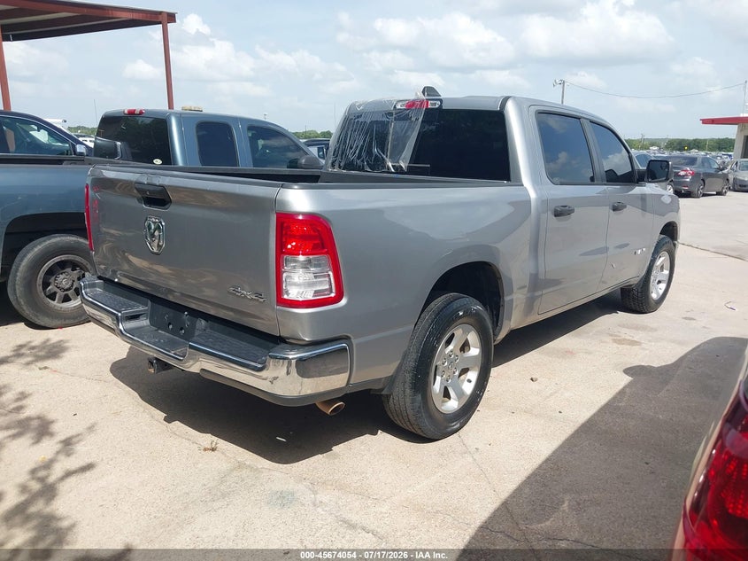 2019 Ram 1500 VIN 1C6SRFGT3KN613986 IAAI salvage auction — THEFT, Salvage Title, sold $7,000 on 2026-07-29 (photo 4)