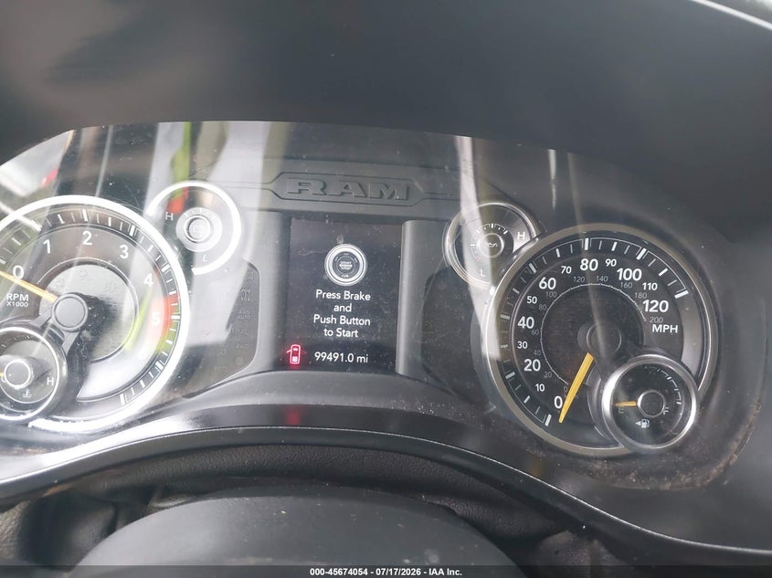 2019 Ram 1500 VIN 1C6SRFGT3KN613986 IAAI salvage auction — THEFT, Salvage Title, sold $7,000 on 2026-07-29 (photo 7)