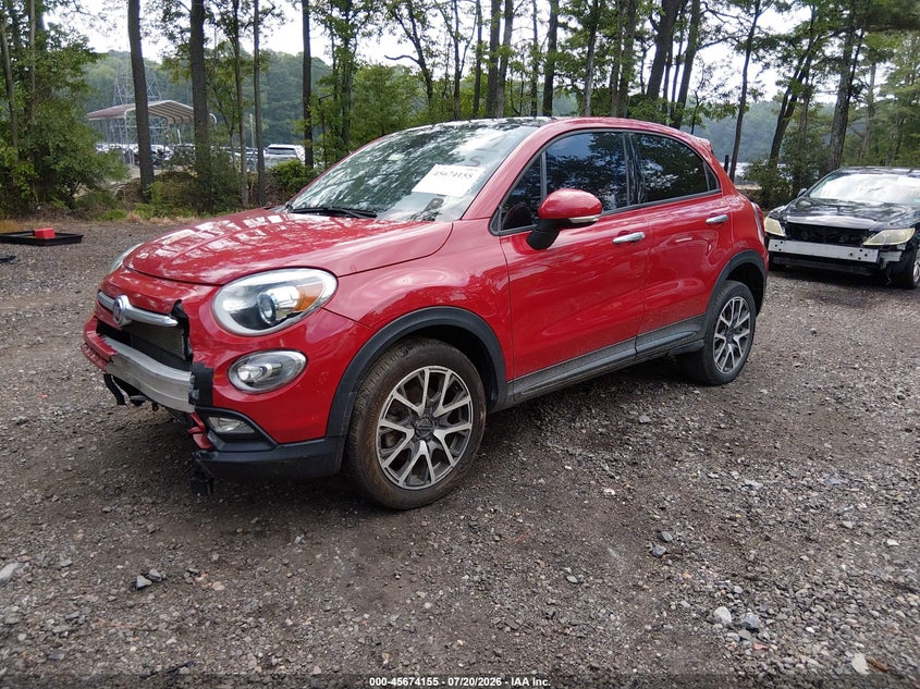 2016 Fiat 500x VIN ZFBCFYET1GP415460 IAAI salvage auction — FRONT END, Clear (Virginia), sold $200 on 2026-07-28 (photo 2)