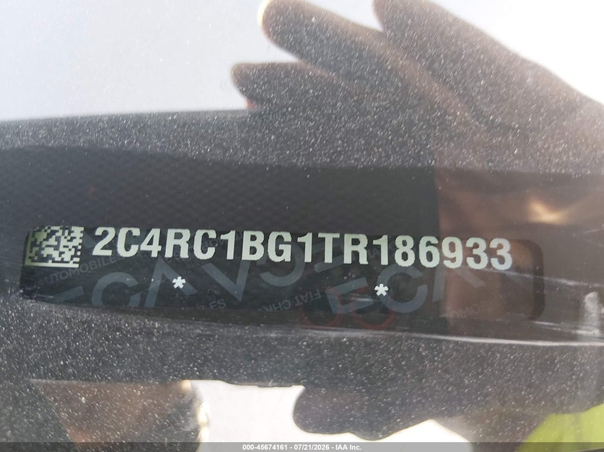 2026 Chrysler Pacifica VIN 2C4RC1BG1TR186933 IAAI salvage auction — REAR END, Enterprise Vehicles Clear Only (Illinois), sold $13,000 on 2026-07-29 (photo 9)