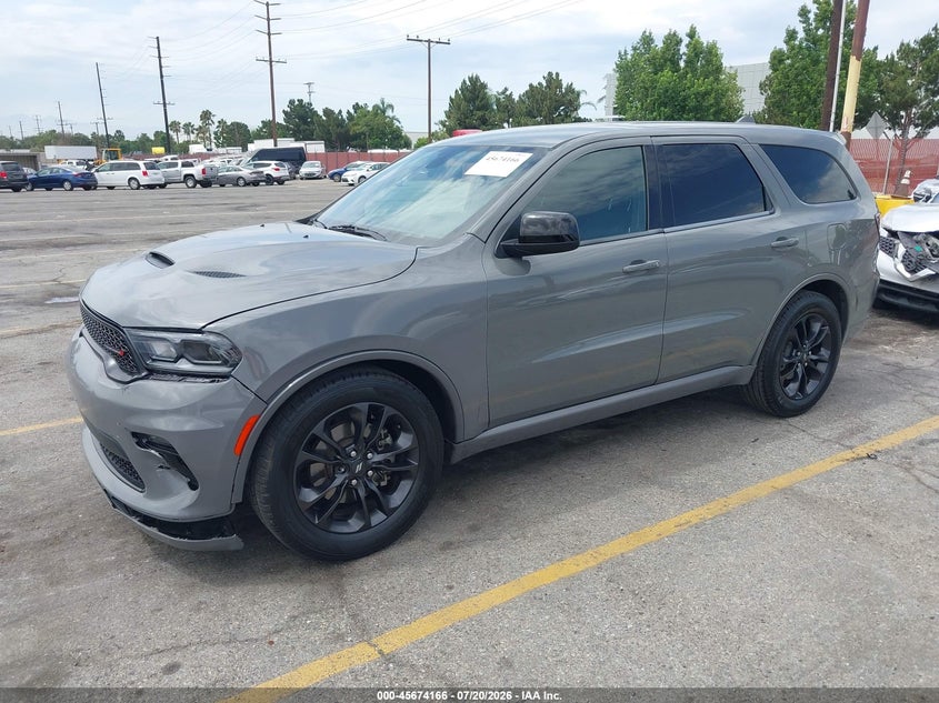 2021 Dodge Durango VIN 1C4RDHAG2MC641077 IAAI salvage auction — UNKNOWN, Salvage Title - Dealer (California), sold $7,625 on 2026-08-20 (photo 2)