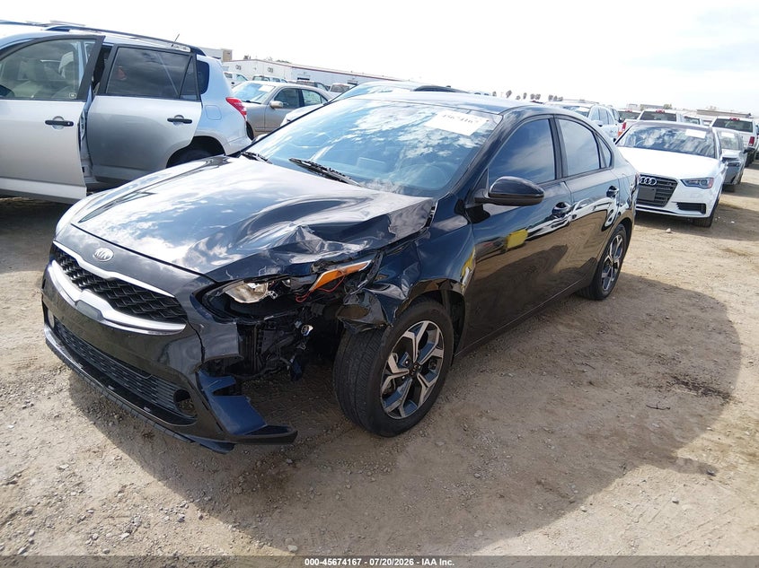 2019 Kia Forte VIN 3KPF24AD9KE006421 IAAI salvage auction — LEFT FRONT, Salvage (Arizona), sold $2,750 on 2026-08-03 (photo 2)