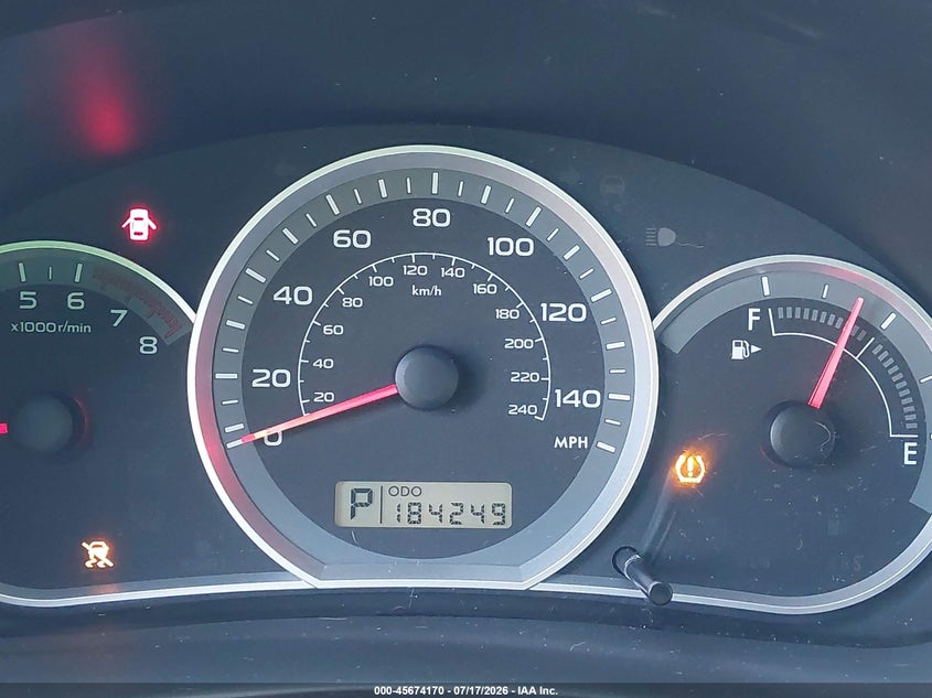 2010 Subaru Impreza VIN JF1GH6D68AH814513 IAAI salvage auction — NORMAL WEAR, Original (Maine), sold $25 on 2026-07-27 (photo 7)