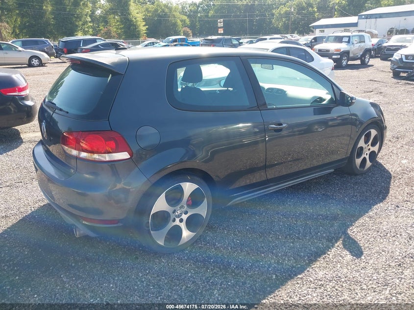 2012 Volkswagen Gti VIN WVWFD7AJ3CW199156 IAAI salvage auction — NORMAL WEAR, Clear (South Carolina), sold $25 on 2026-07-28 (photo 4)