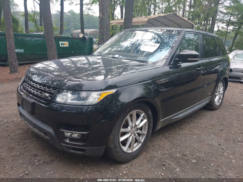 2016 Land rover Range rover sport VIN SALWG2PF1GA597541 IAAI salvage auction — NORMAL WEAR, Clear (Virginia), sold $1,750 on 2026-07-28 (photo 2)