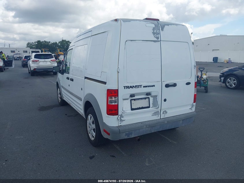 2010 Ford Transit connect VIN NM0LS7ANXAT002717 IAAI salvage auction — NORMAL WEAR, Clear (Florida), sold $325 on 2026-07-29 (photo 3)