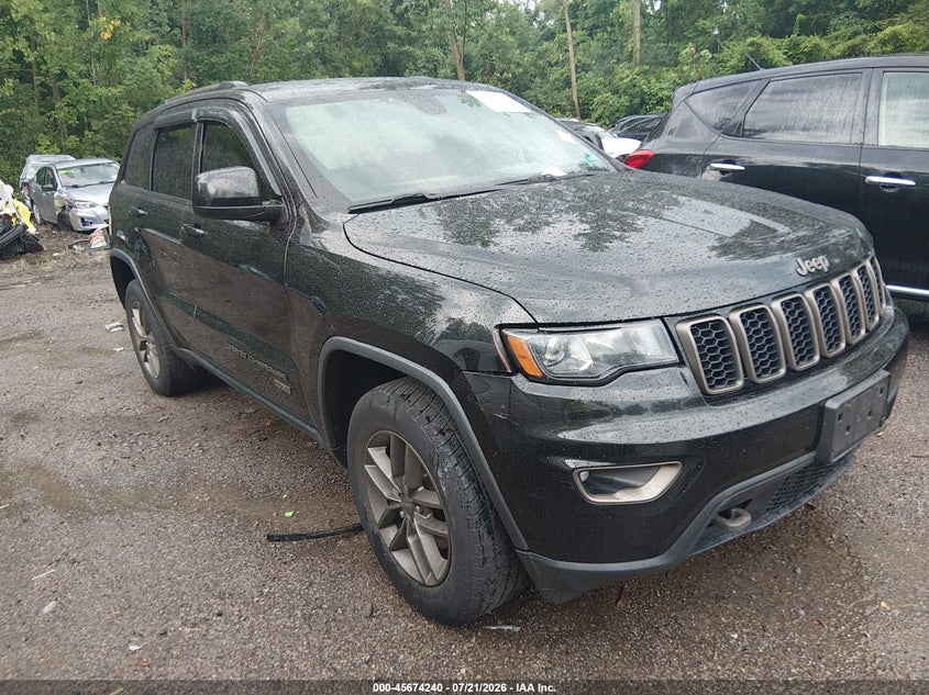 2016 Jeep Grand cherokee VIN 1C4RJFAGXGC398958 IAAI salvage auction — Burn Interior, Salvage (Ohio), sold $2,250 on 2026-08-07 (photo 1)