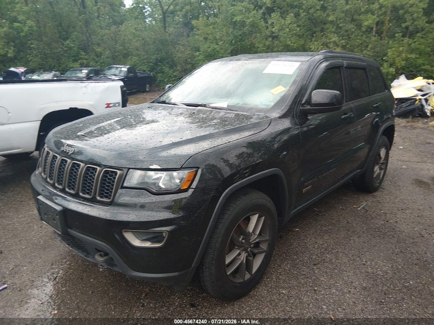 2016 Jeep Grand cherokee VIN 1C4RJFAGXGC398958 IAAI salvage auction — Burn Interior, Salvage (Ohio), sold $2,250 on 2026-08-07 (photo 2)