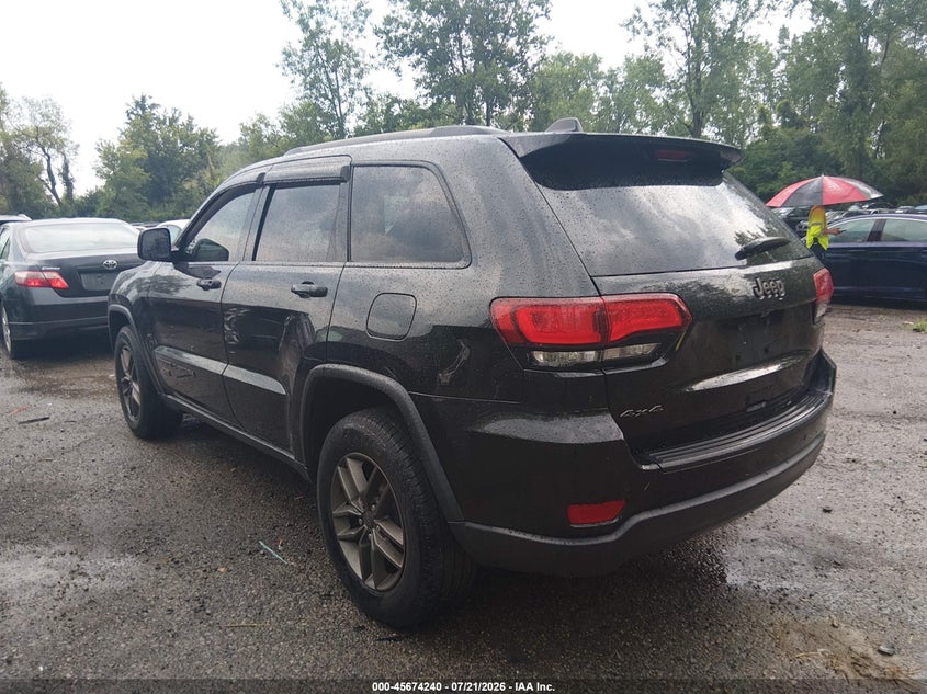2016 Jeep Grand cherokee VIN 1C4RJFAGXGC398958 IAAI salvage auction — Burn Interior, Salvage (Ohio), sold $2,250 on 2026-08-07 (photo 3)