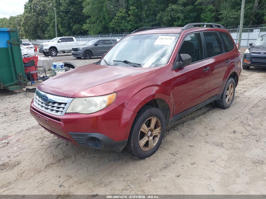 2011 Subaru Forester VIN JF2SHBBC4BH744775 IAAI salvage auction — NORMAL WEAR, Clear (Georgia), sold $250 on 2026-07-30 (photo 2)