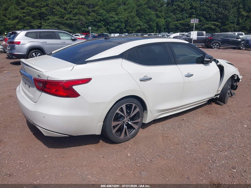 2016 Nissan Maxima VIN 1N4AA6AP2GC448691 IAAI salvage auction — RIGHT FRONT, Salvage (Alabama), sold $1,350 on 2026-08-22 (photo 4)