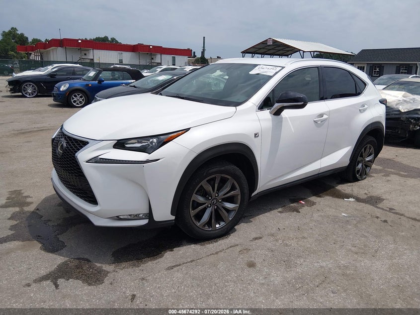 2017 Lexus Nx VIN JTJYARBZ7H2064789 IAAI salvage auction — UNKNOWN, Salvage Title, sold $6,700 on 2026-08-02 (photo 2)