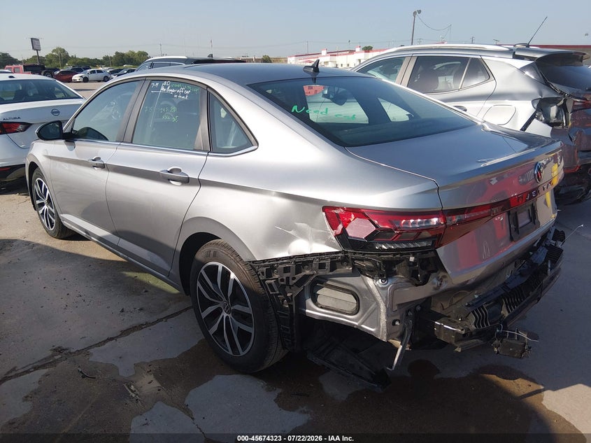 2026 Volkswagen Jetta VIN 3VW7W7BU9TM002219 IAAI salvage auction — REAR END, Enterprise Vehicles Clear Only (New Jersey), sold $11,800 on 2026-07-29 (photo 3)