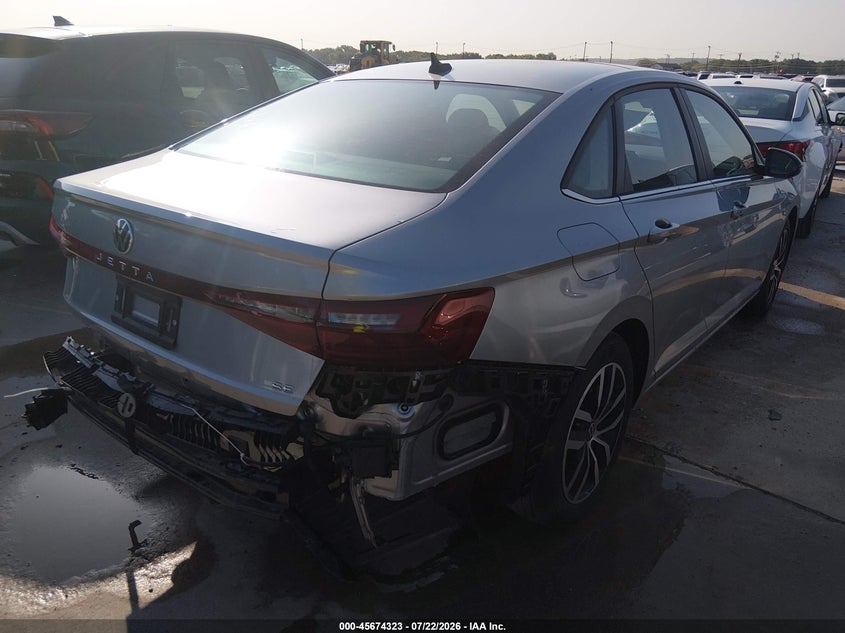 2026 Volkswagen Jetta VIN 3VW7W7BU9TM002219 IAAI salvage auction — REAR END, Enterprise Vehicles Clear Only (New Jersey), sold $11,800 on 2026-07-29 (photo 4)