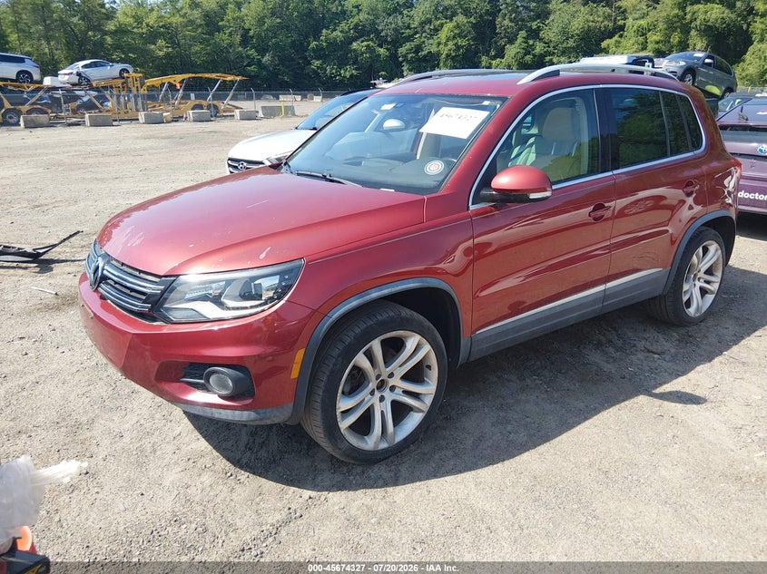 2013 Volkswagen Tiguan VIN WVGAV7AX2DW029170 IAAI salvage auction — FRONT END, Clear (Massachusetts), sold $675 on 2026-08-04 (photo 2)