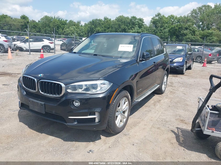 2015 BMW X5 VIN 5UXKR0C53F0K55836 IAAI salvage auction — NORMAL WEAR, Regular Certificate (Iowa), sold $500 on 2026-07-29 (photo 2)