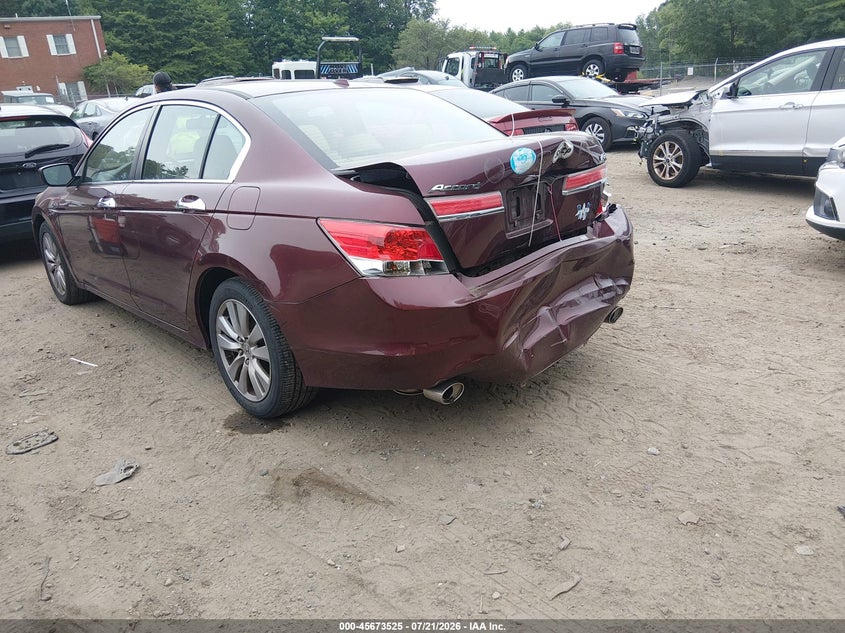 2011 Honda Accord VIN 1HGCP3F80BA025745 IAAI salvage auction — REAR END, Clear (Massachusetts), sold $1,300 on 2026-07-24 (photo 3)