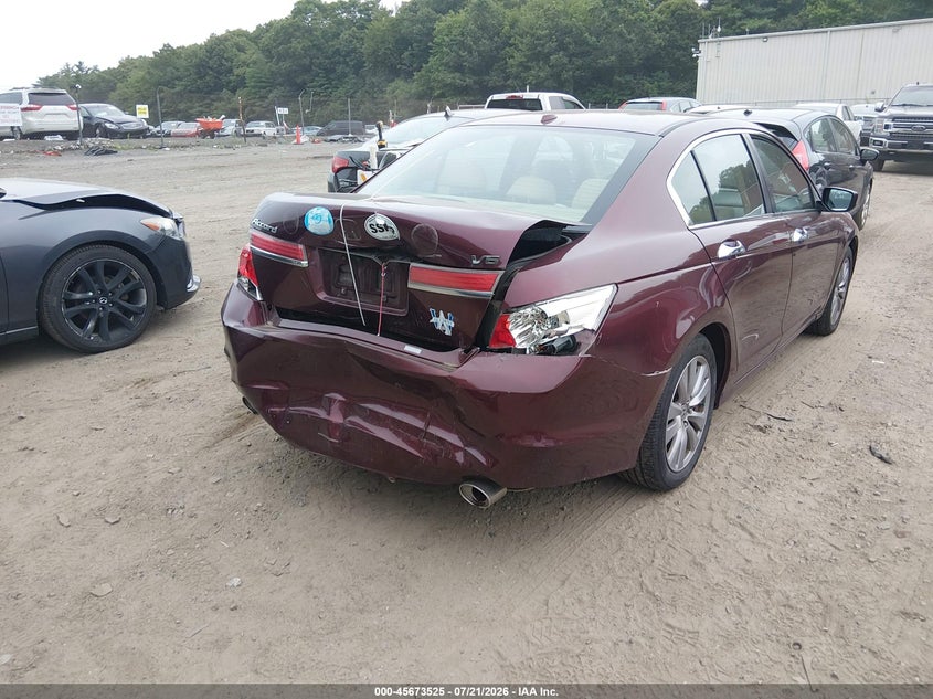 2011 Honda Accord VIN 1HGCP3F80BA025745 IAAI salvage auction — REAR END, Clear (Massachusetts), sold $1,300 on 2026-07-24 (photo 4)