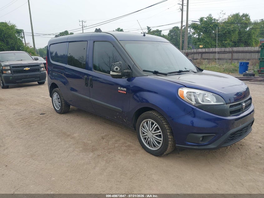 2017 Ram Promaster city VIN ZFBERFBB2H6E27689 IAAI salvage auction — FRONT & REAR, Salvage Title, sold $1,550 on 2026-08-17 (photo 1)