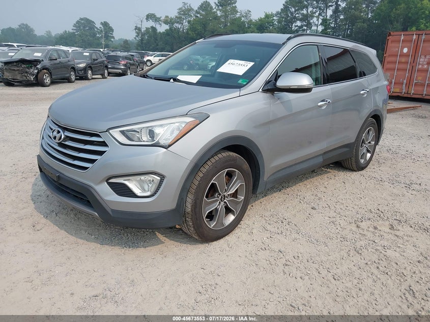 2013 Hyundai Santa fe VIN KM8SN4HF9DU029114 IAAI salvage auction — NORMAL WEAR, Clear (Virginia), sold $2,125 on 2026-08-01 (photo 2)
