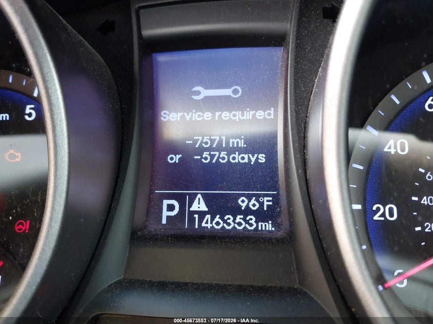 2013 Hyundai Santa fe VIN KM8SN4HF9DU029114 IAAI salvage auction — NORMAL WEAR, Clear (Virginia), sold $2,125 on 2026-08-01 (photo 7)