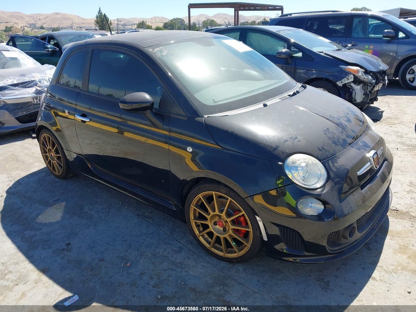 2012 Fiat 500 VIN 3C3CFFFH0CT314237 IAAI salvage auction — NORMAL WEAR, Salvage Title, sold $25 on 2026-07-30 (photo 1)