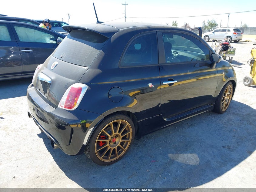 2012 Fiat 500 VIN 3C3CFFFH0CT314237 IAAI salvage auction — NORMAL WEAR, Salvage Title, sold $25 on 2026-07-30 (photo 4)