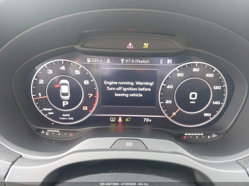 2020 Audi A3 VIN WAUJEGFF0LA095939 IAAI salvage auction — LEFT SIDE, Salvage Title, sold $8,750 on 2026-09-10 (photo 7)