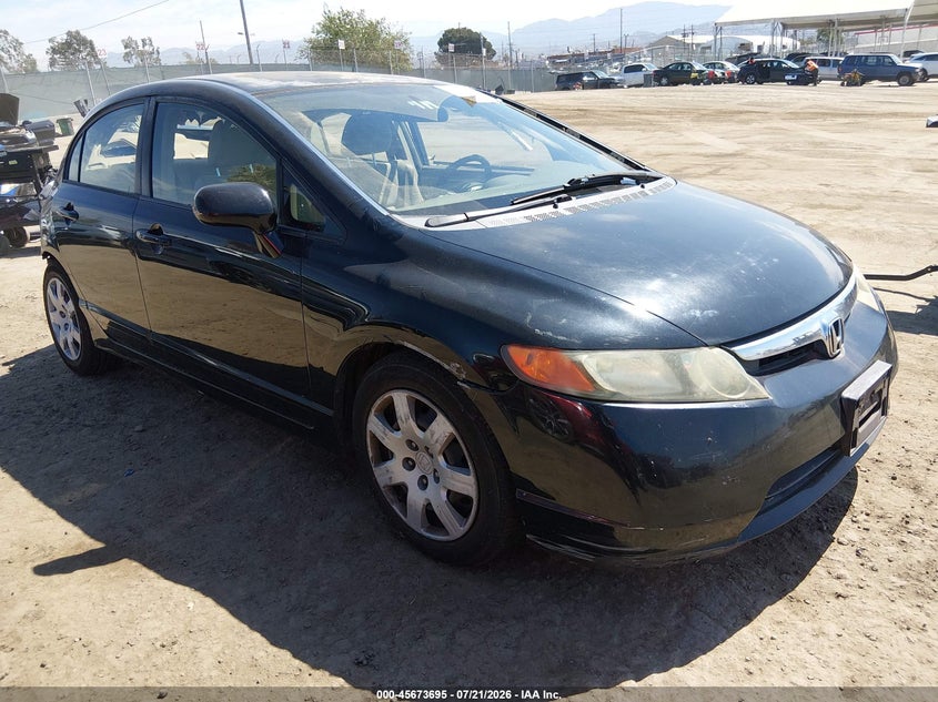 2006 Honda Civic VIN JHMFA16566S011368 IAAI salvage auction — REAR END, Salvage (California), sold $475 on 2026-08-02 (photo 1)