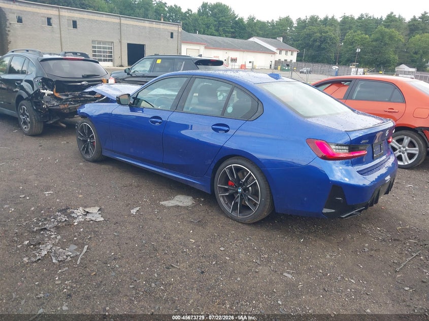 2026 BMW 3er VIN 3MW69FT04T8G40623 IAAI salvage auction — FRONT END, Clear (Massachusetts), sold $15,800 on 2026-07-31 (photo 3)