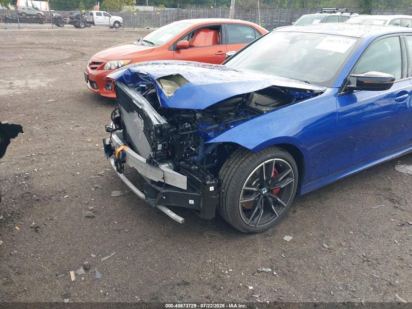 2026 BMW 3er VIN 3MW69FT04T8G40623 IAAI salvage auction — FRONT END, Clear (Massachusetts), sold $15,800 on 2026-07-31 (photo 6)