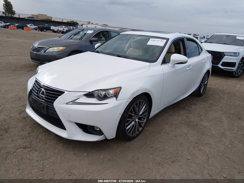 2015 Lexus Is 250 VIN JTHBF1D26F5045060 IAAI salvage auction — NORMAL WEAR, Clear - Dealer Only (California), sold $4,550 on 2026-07-29 (photo 2)