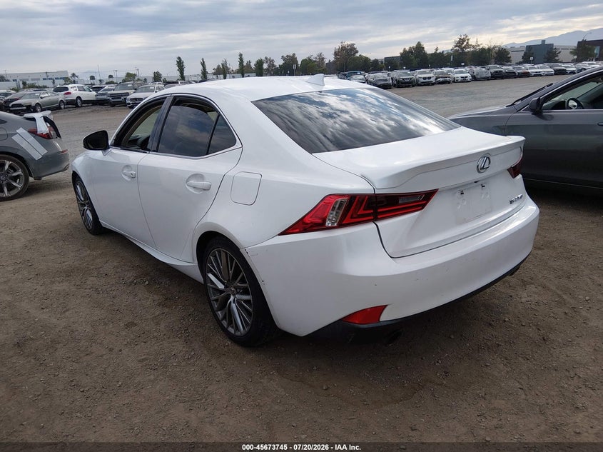 2015 Lexus Is 250 VIN JTHBF1D26F5045060 IAAI salvage auction — NORMAL WEAR, Clear - Dealer Only (California), sold $4,550 on 2026-07-29 (photo 3)