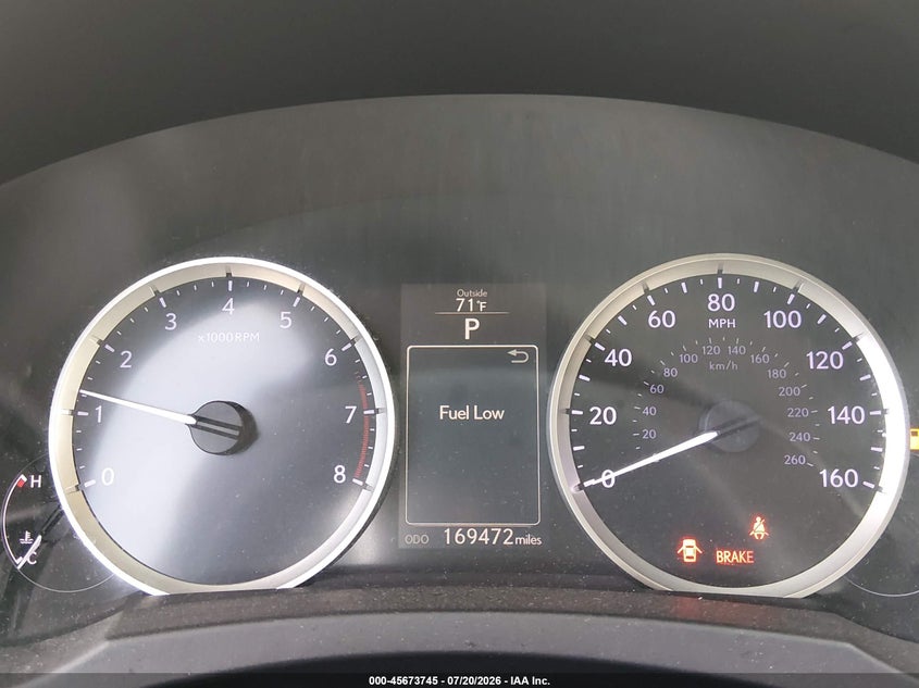 2015 Lexus Is 250 VIN JTHBF1D26F5045060 IAAI salvage auction — NORMAL WEAR, Clear - Dealer Only (California), sold $4,550 on 2026-07-29 (photo 7)