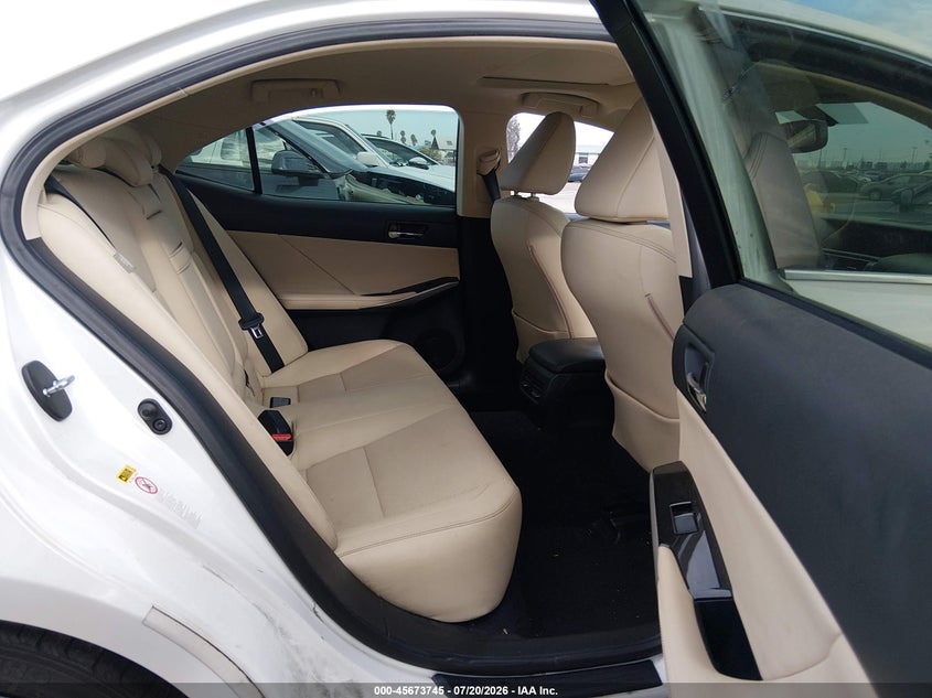 2015 Lexus Is 250 VIN JTHBF1D26F5045060 IAAI salvage auction — NORMAL WEAR, Clear - Dealer Only (California), sold $4,550 on 2026-07-29 (photo 8)
